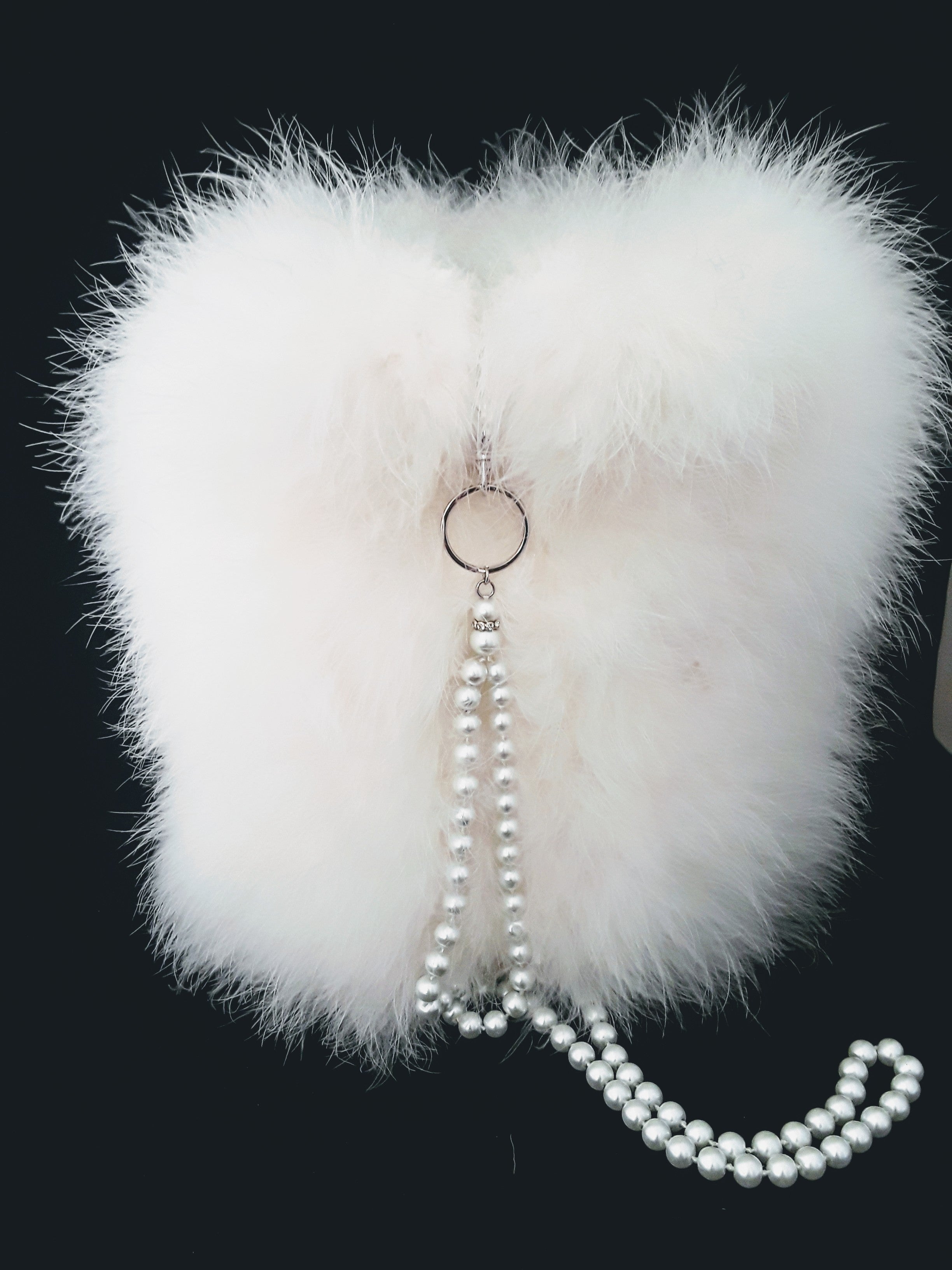 Feather Muff handbag