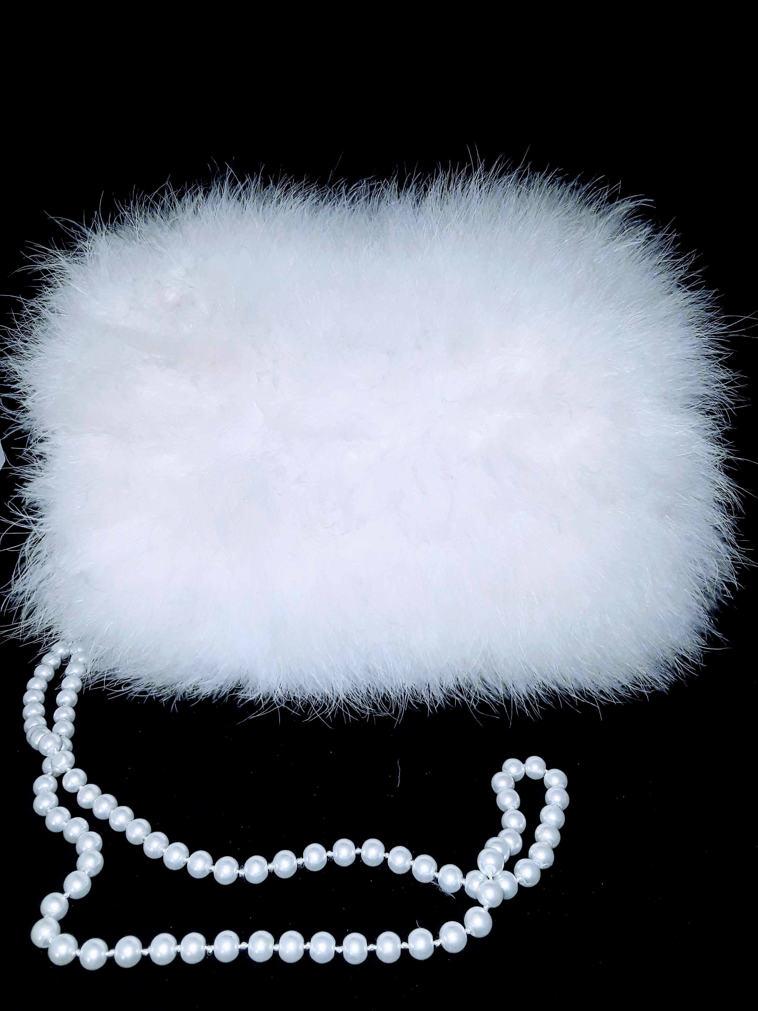 Feather Muff handbag
