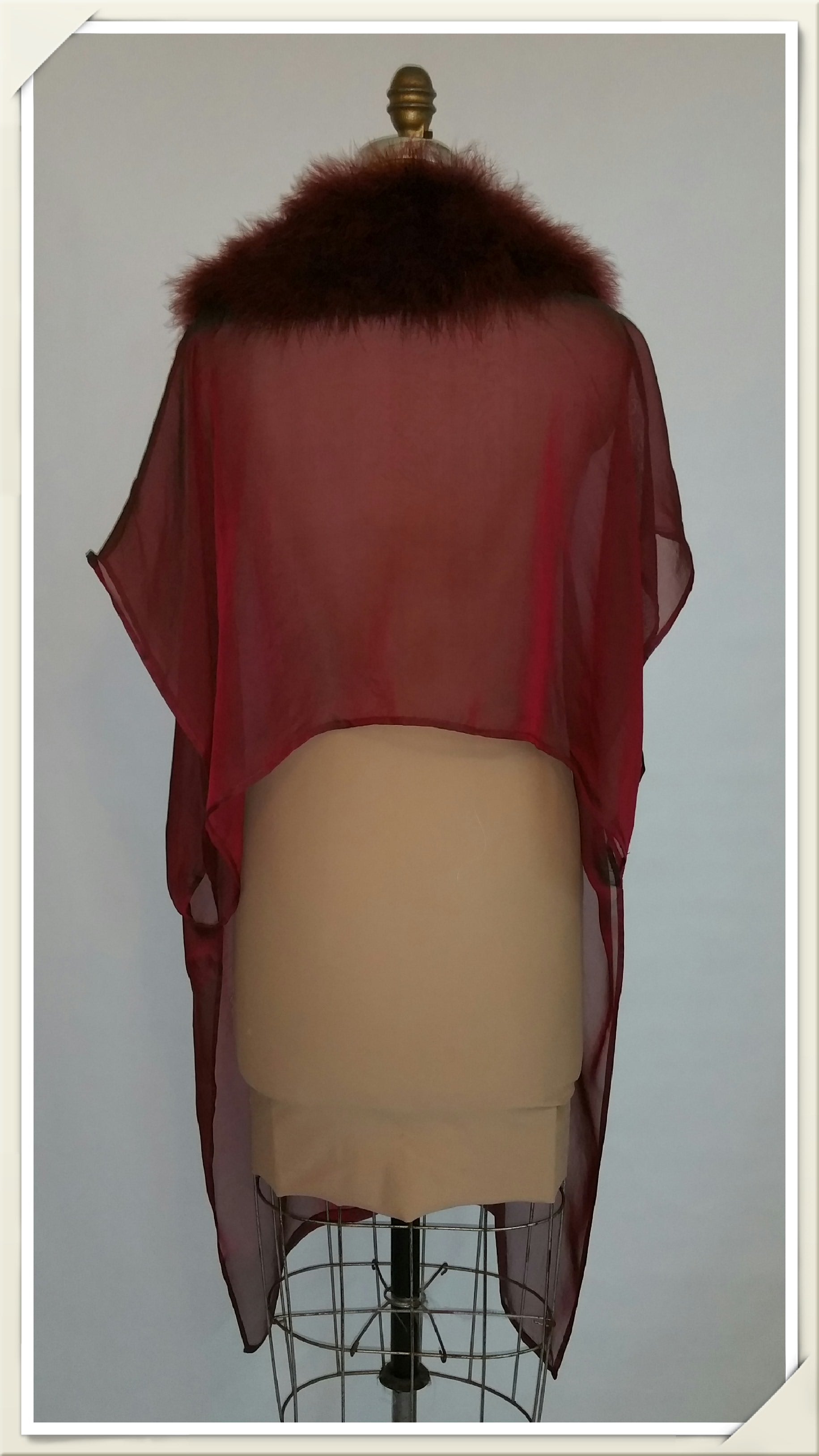 'Kimee" Silk Chiffon Kimono
