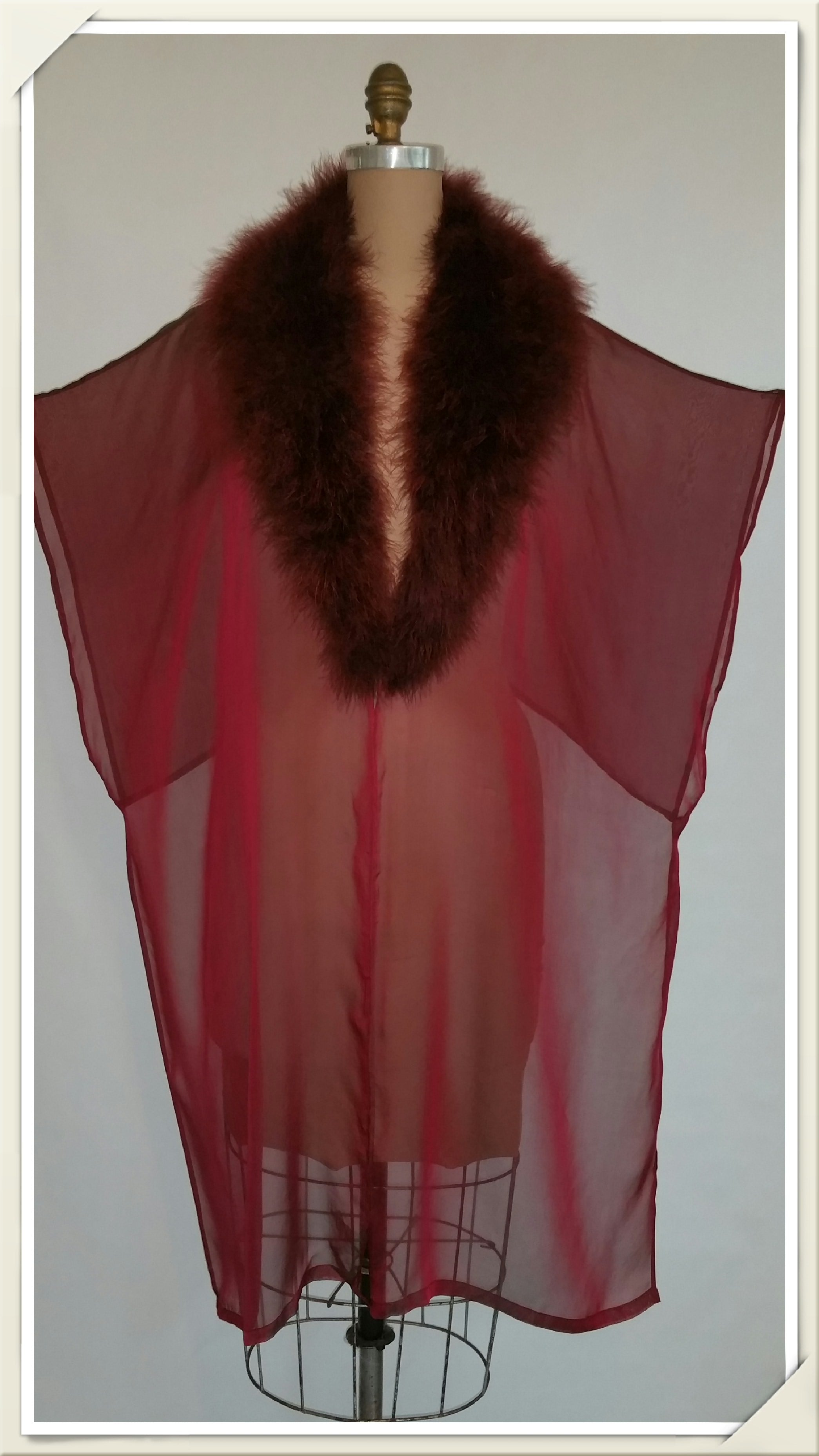 'Kimee" Silk Chiffon Kimono