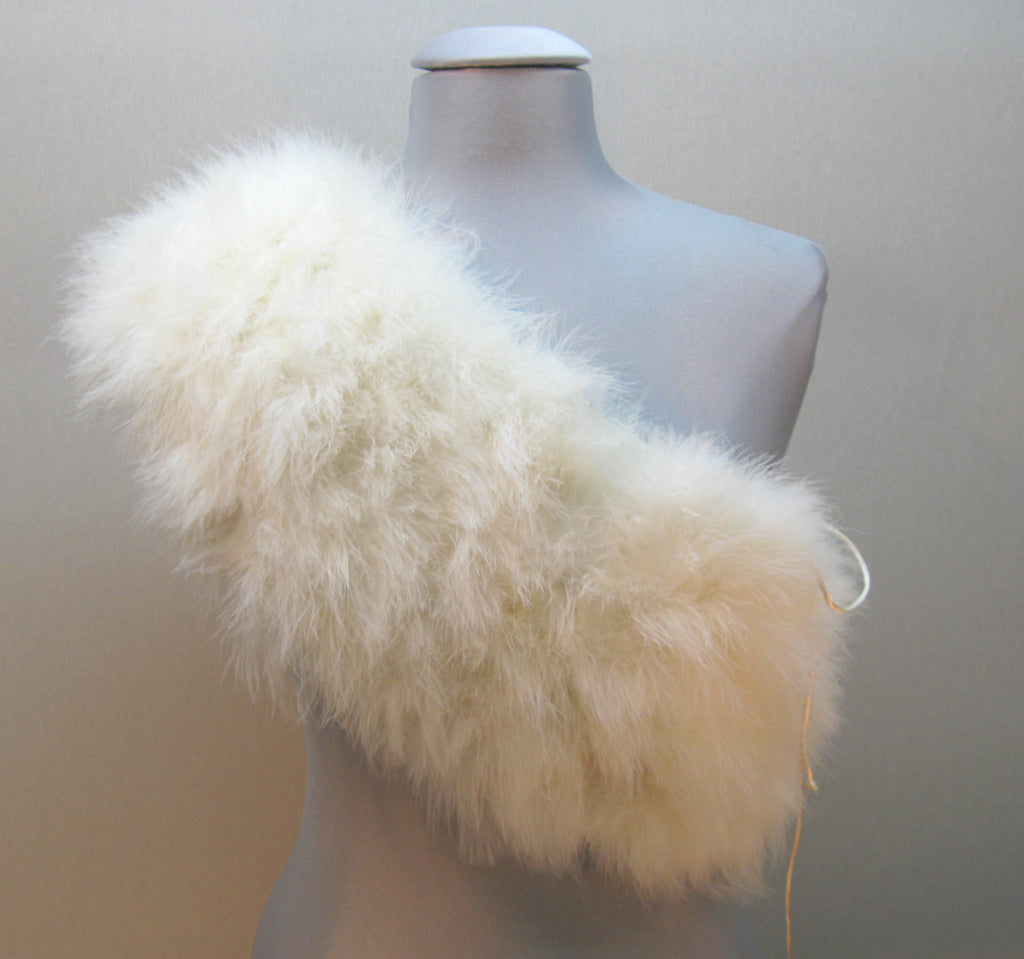 Marabou Feather Infinity Scarf