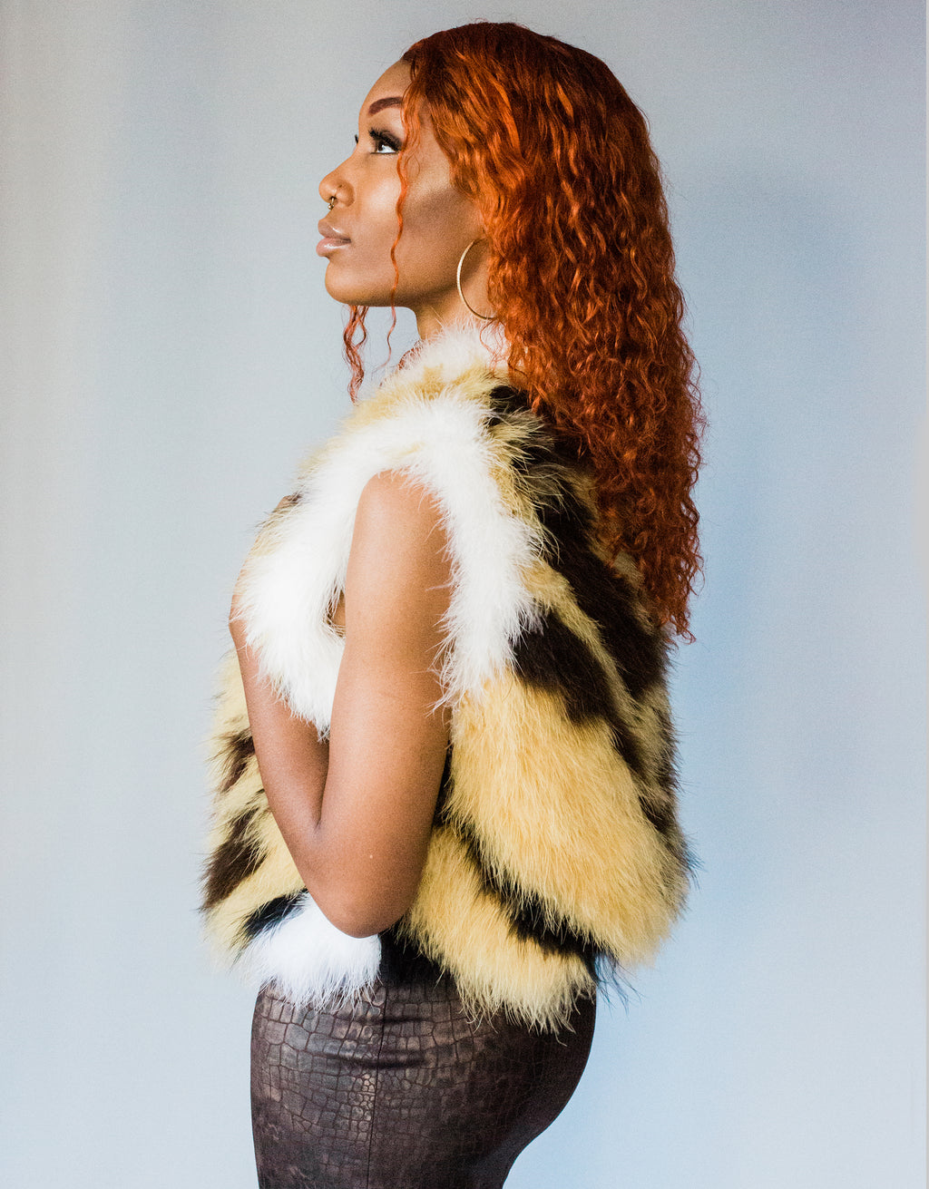 Marabou Feather Vest
