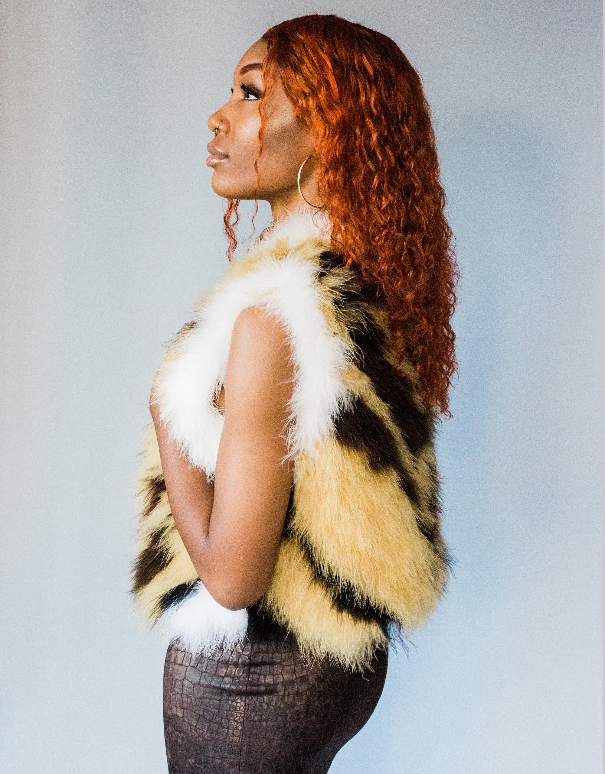 Marabou Feather Vest